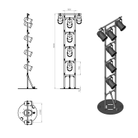 RS-TM-UFRAME500 3x5-белый 3